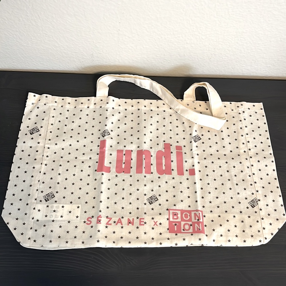 Sezane X Bonton Lundi tote NEW
